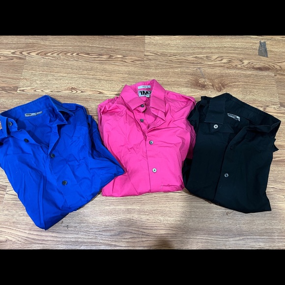 Lot Of 3 Mens Express Mx Fitted Dress 
